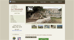 Desktop Screenshot of lahaciendarvpark.com